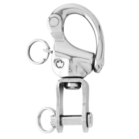 HR snap shackle - With clevis pin swivel - Length: 70 mm