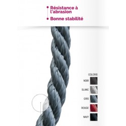 Rope Three strand polyester (color)