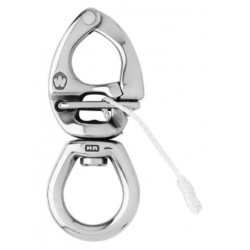 HR quick release snap shackle - With large bail - Length: 160 mm
