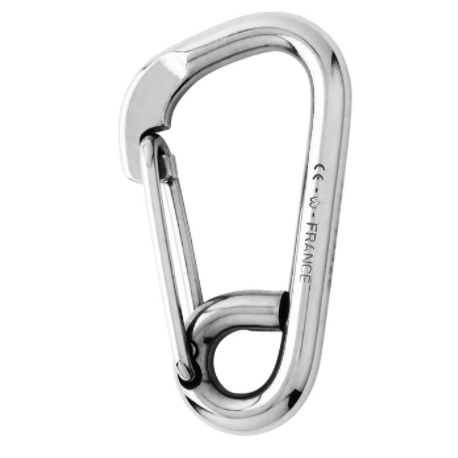 Mooring hook - Length: 100 mm - incl: spare attachment fitting