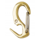 Brass one hand sail snap - Length: 55 mm