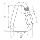 Maillon Rapide - Inox - Delta - Dia 2,5 mm