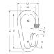 Maillon Rapide - Inox - Poire - Dia 5 mm