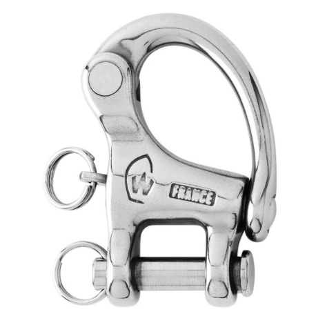 HR snap shackle with clevis pin - Length: 52 mm